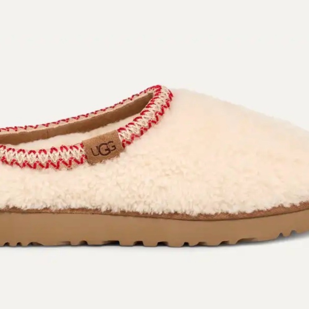 UGG Women's Tan and Cream Slippers